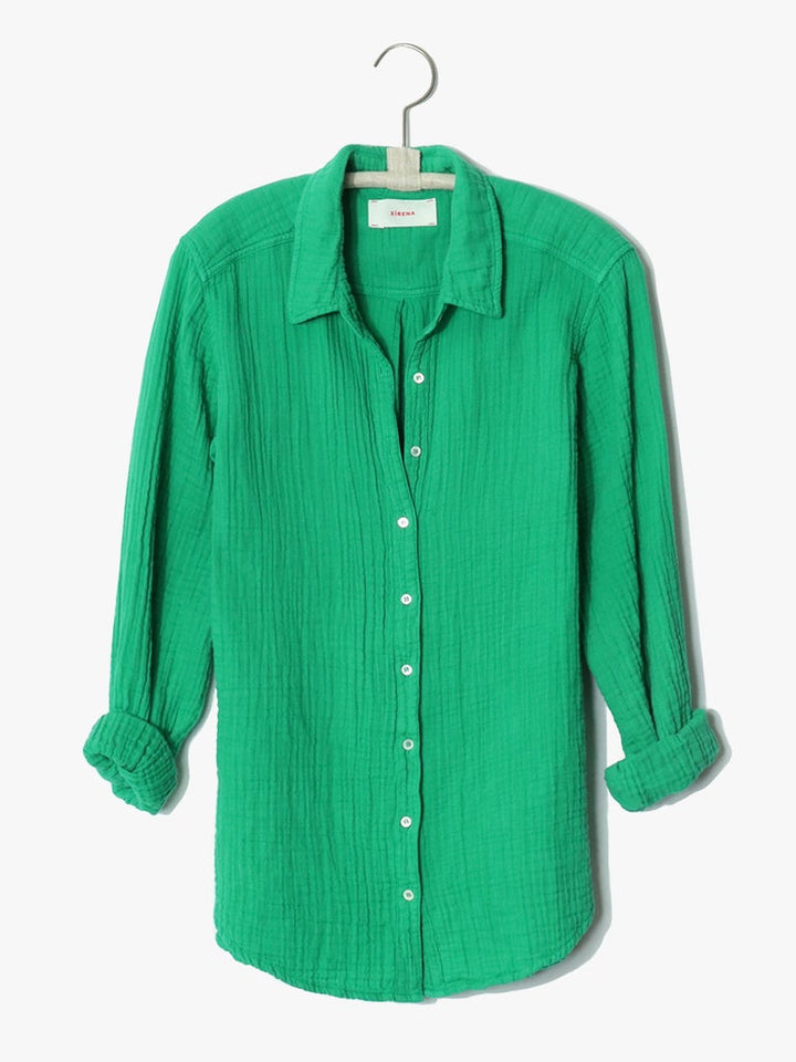 Xirena - Scout Shirt in Apple Green Tops