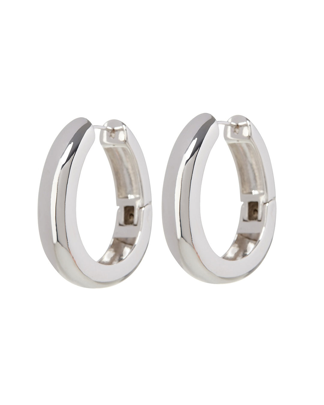 LUV AJ - XL Carmella Huggies (31mm) in Silver