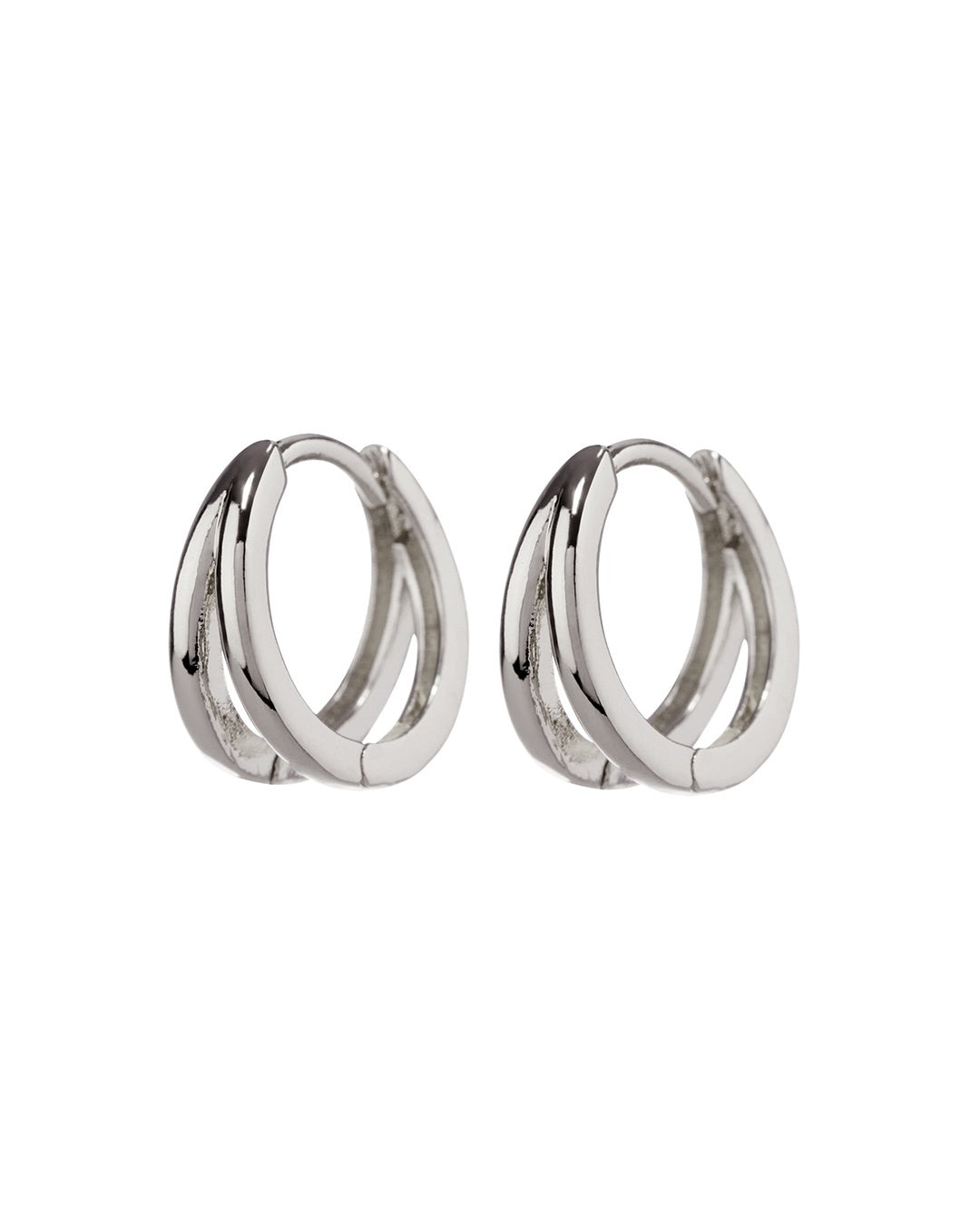 LUV AJ - XL Margaux Huggies (15mm) in Silver