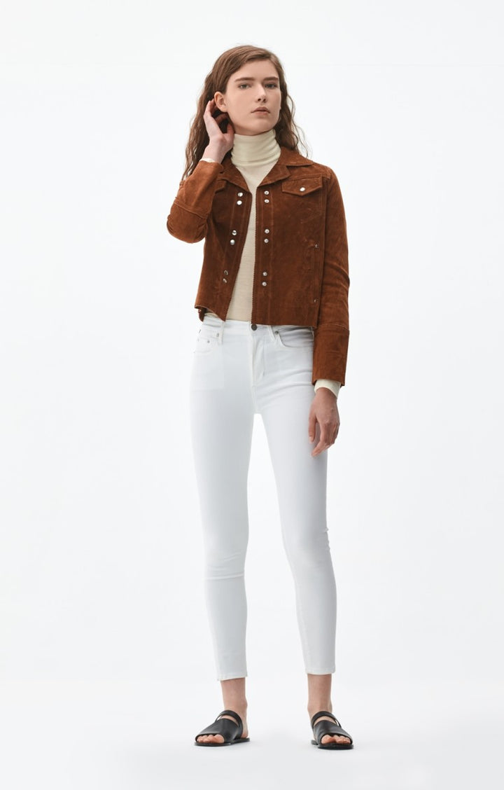 Citizens of Humanity - Rocket Crop High Rise Skinny in Sculpt White