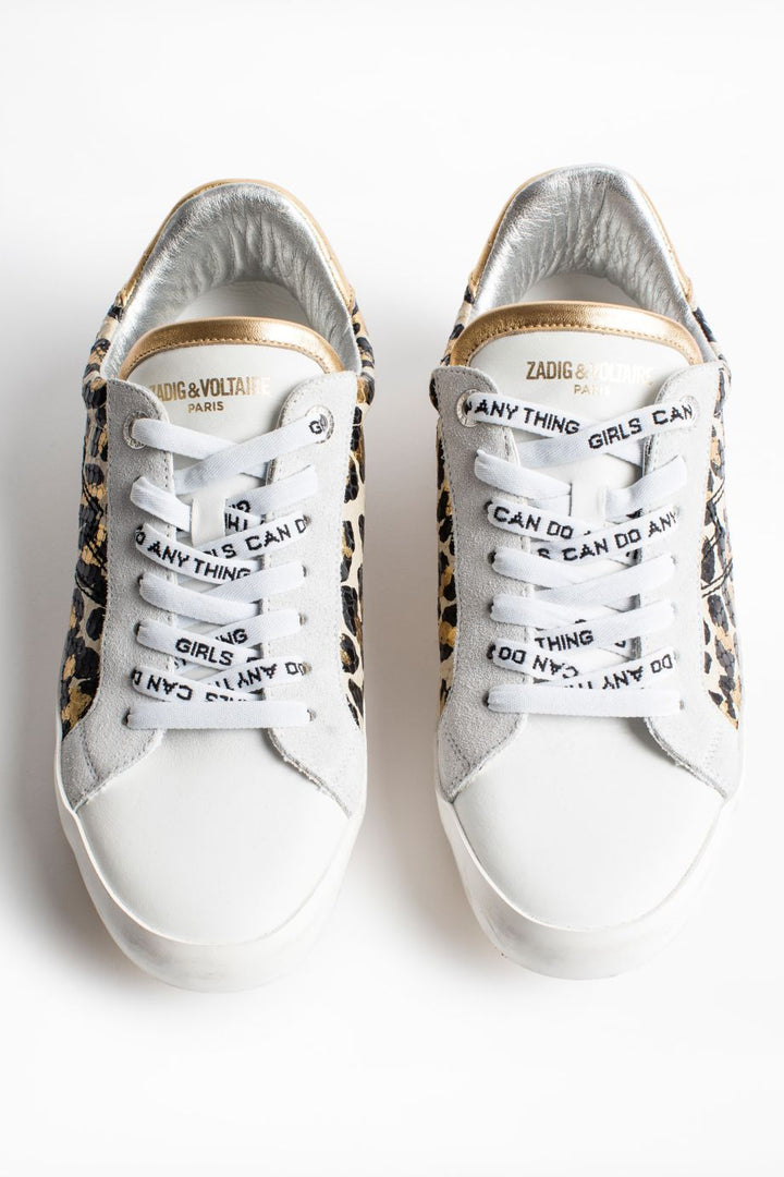 Zadig & Voltaire - Leo Wild Platform Sneakers