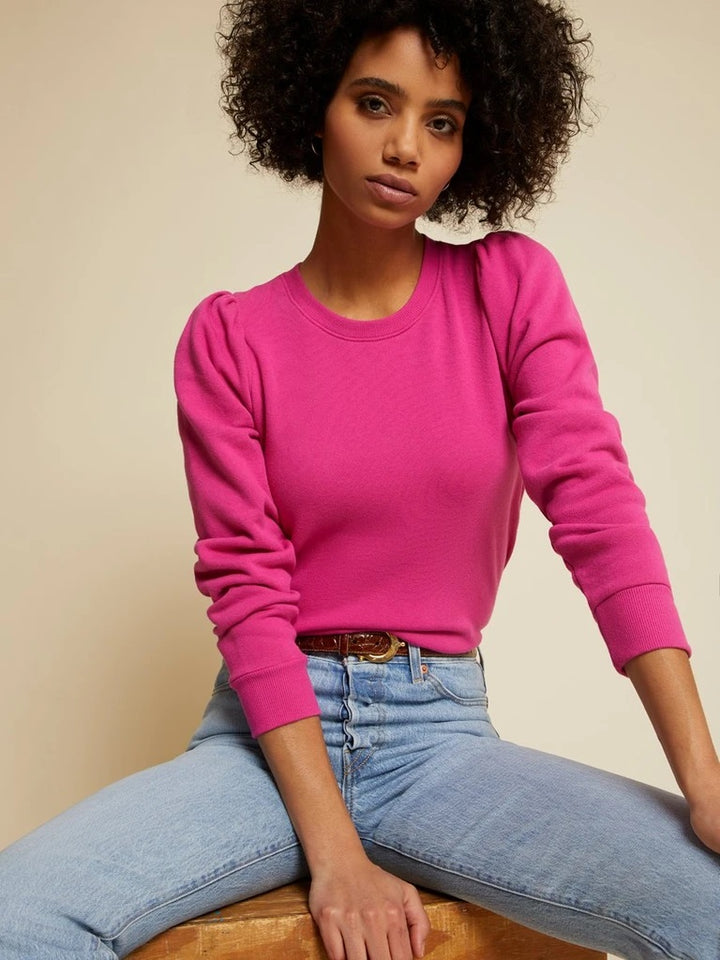 Nation LTD - Zarina Princess Sleeve Sweatshirt in Candy